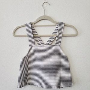 Zara Striped Crop Top